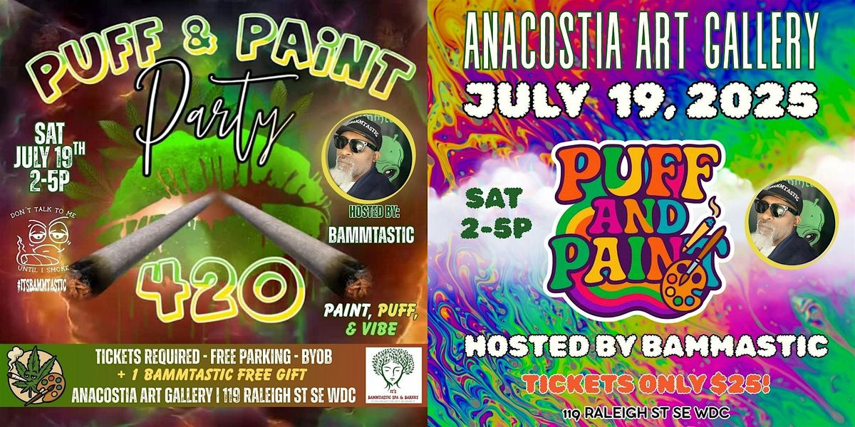 BAMM GOOD! Sip, Paint, & Puff!