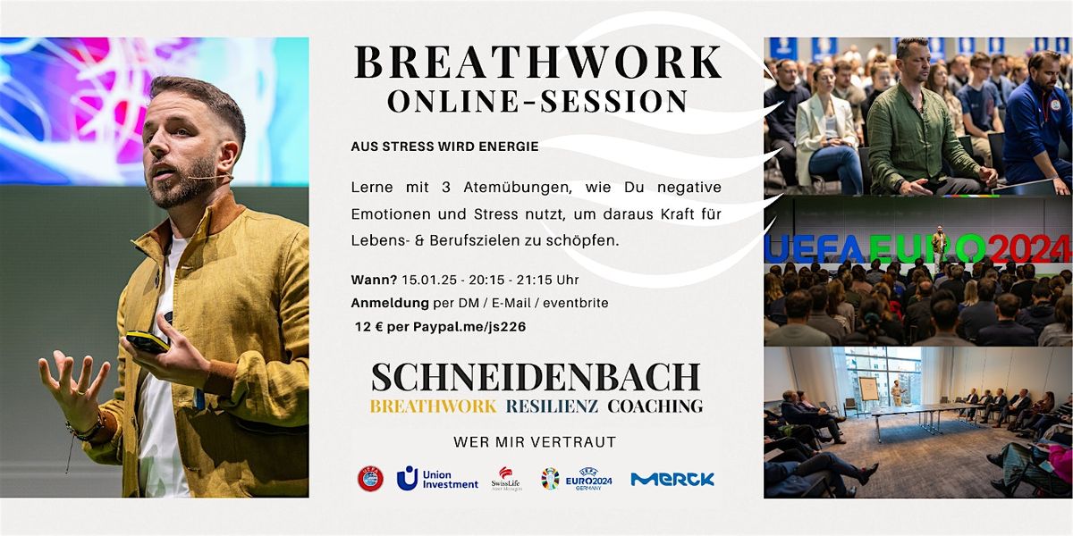 Online Breathwork - focus - Afterwork-Session f\u00fcr Resilienz -DE