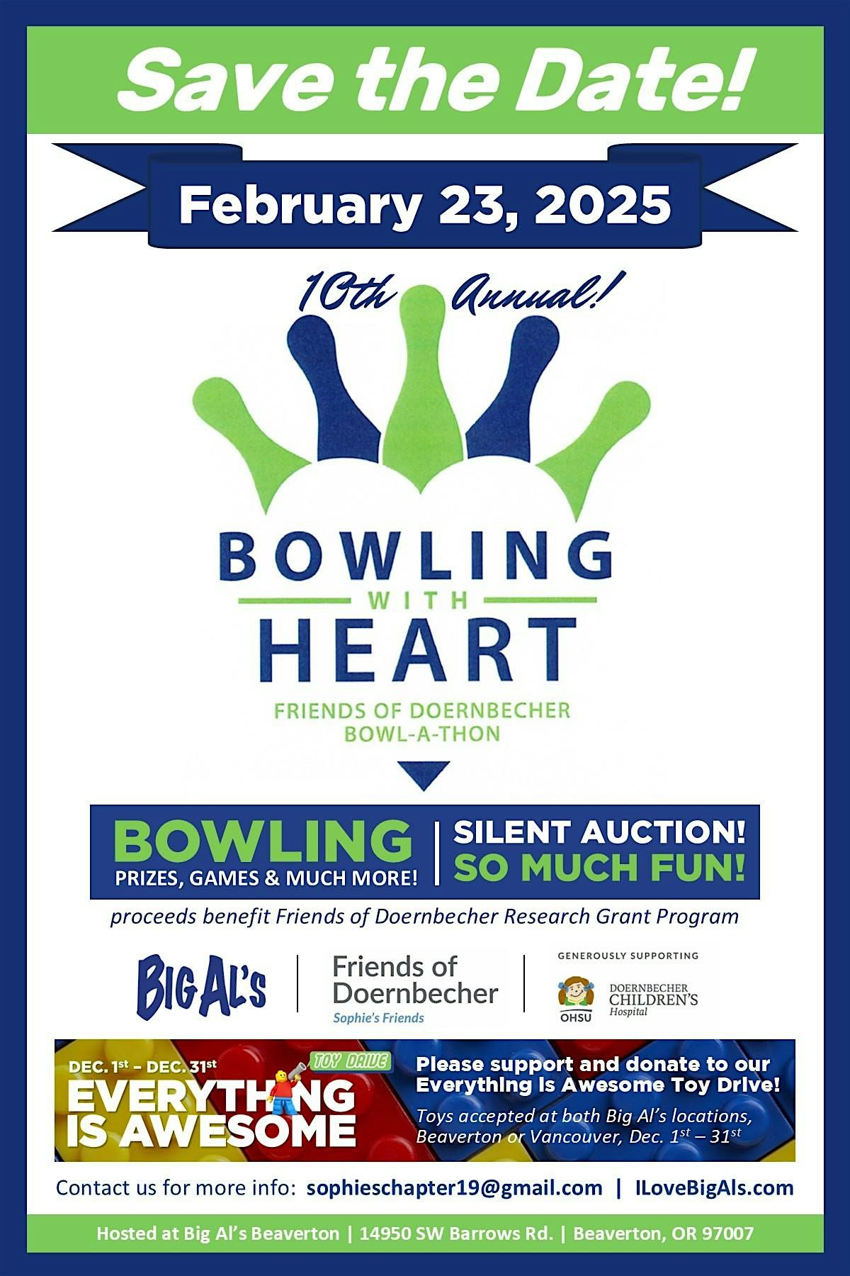 Bowling with Heart - benefiting Doernbecher Children's Hospital