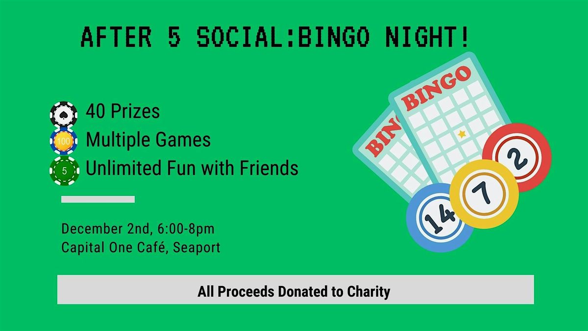 After 5 Social: BINGO Night!