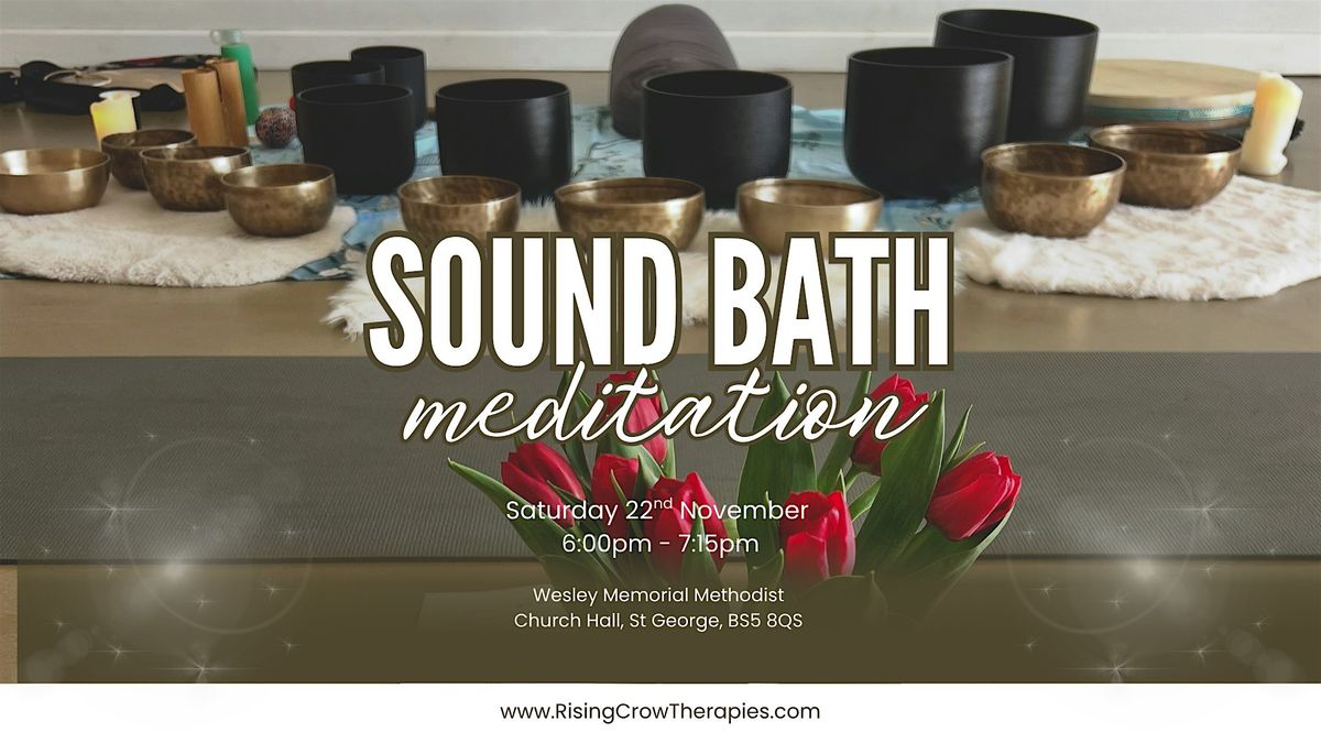 INTO STILLNESS:  Sound Bath for Calm & Inner Balance  \/\/ Wesley Memorial