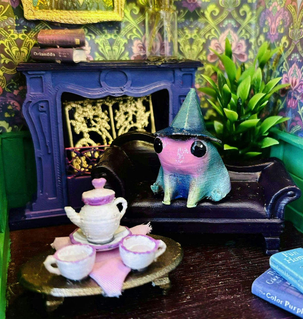 Paint Your Own Spooky Frog