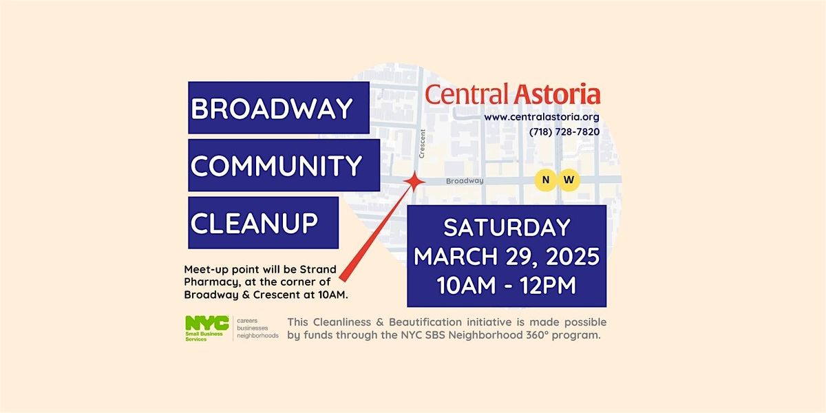 Broadway Astoria Community Cleanup