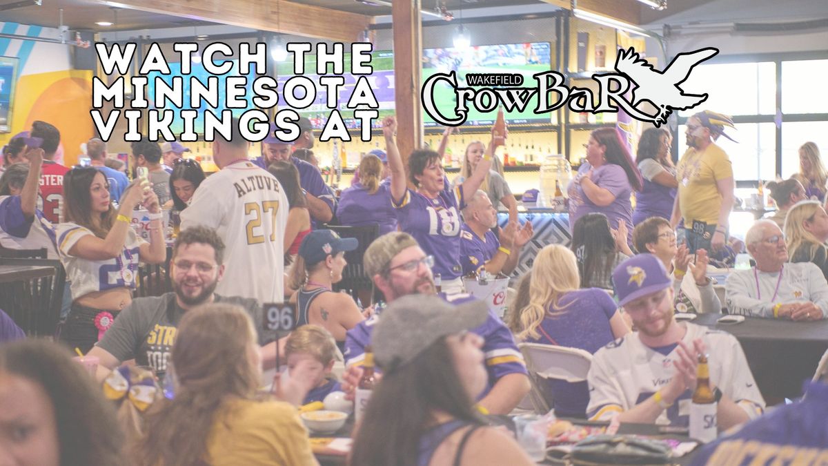 Minnesota Viking Official Watch Party @ Wakefield Crowbar