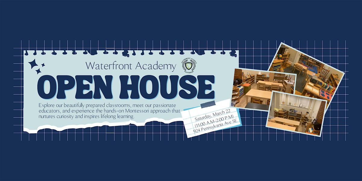 Waterfront Academy Open House - 2025-2026 School Year