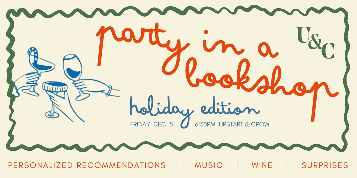 A Holiday Party in a Bookshop!