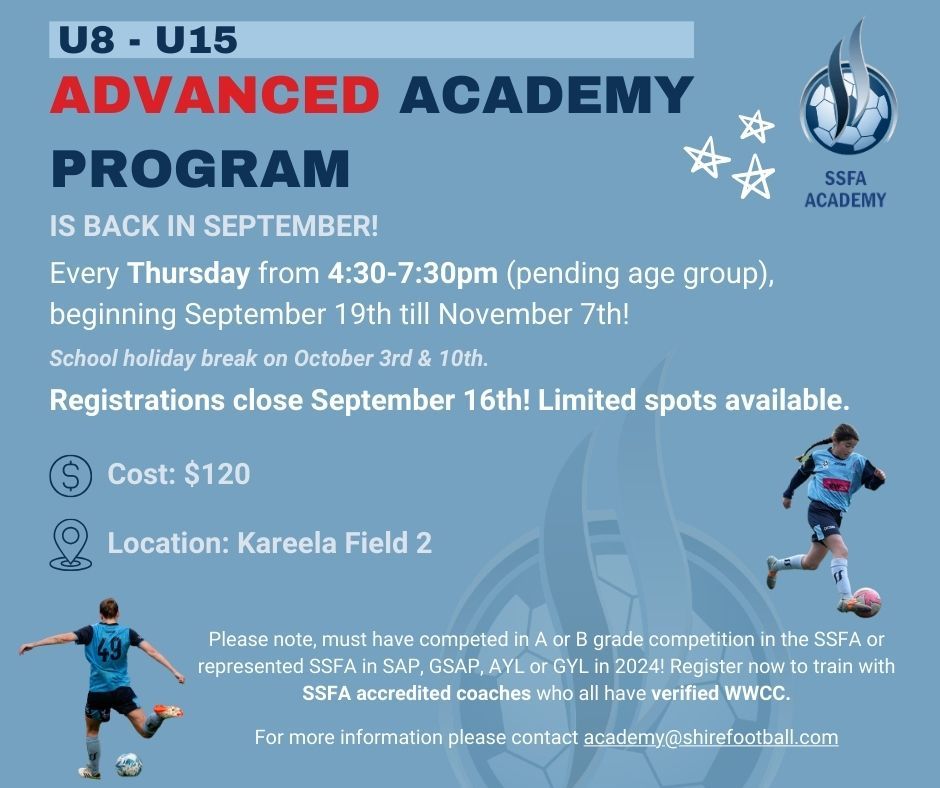 2024 SSFA Advanced Academy