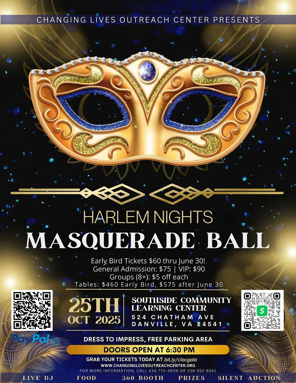 Harlem Nights Masquerade Ball \u2013 A 1920s-Inspired Charity Gala in Danville,