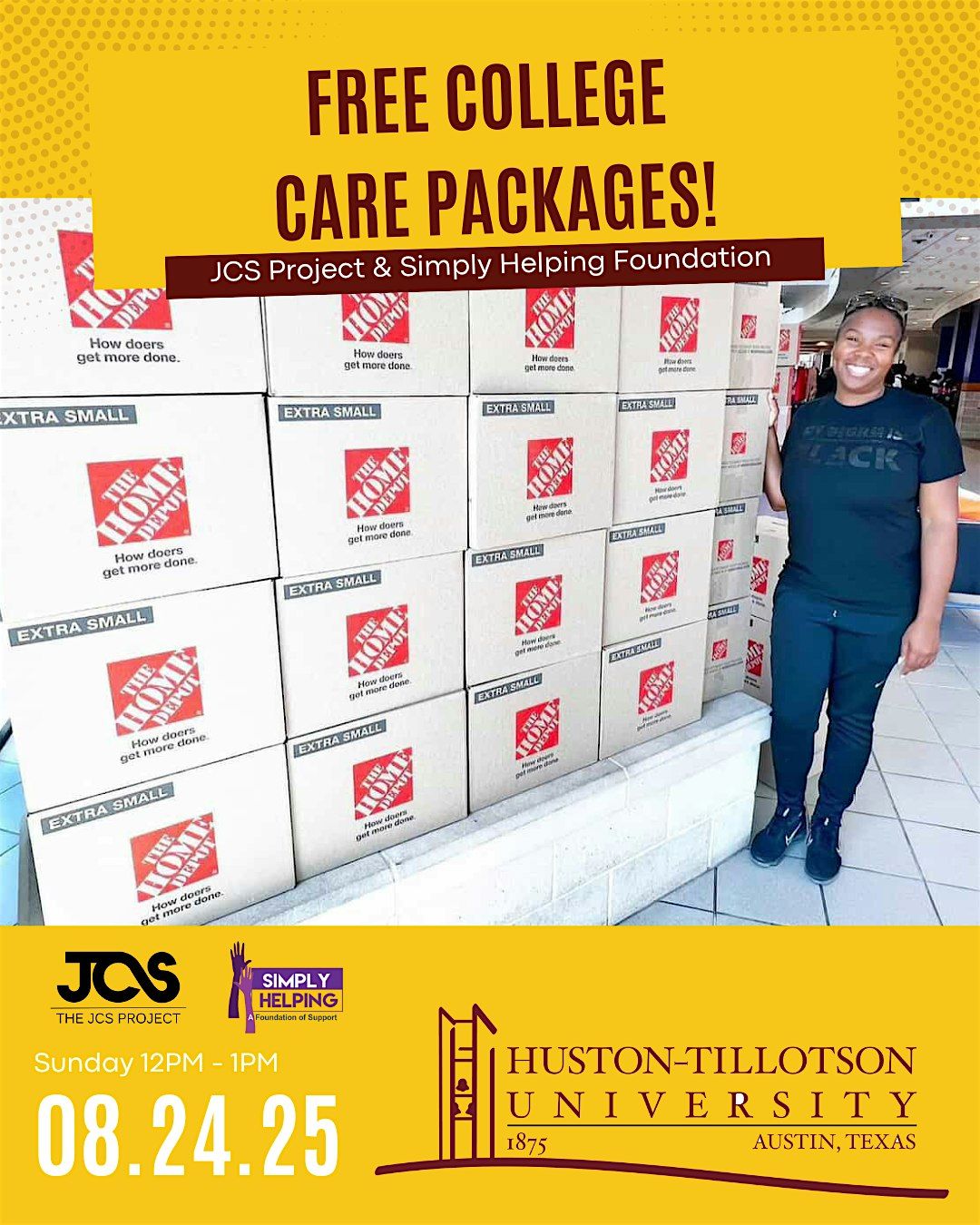 Huston Tillotson - JCS Project & Simply Helping Foundation