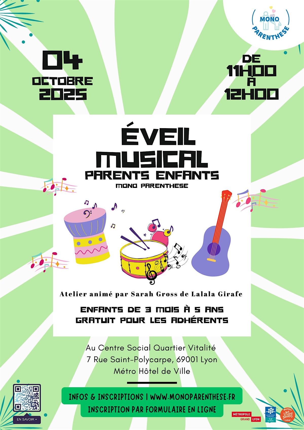 \u00c9veil Musical Parents\/Enfants - Octobre 2025
