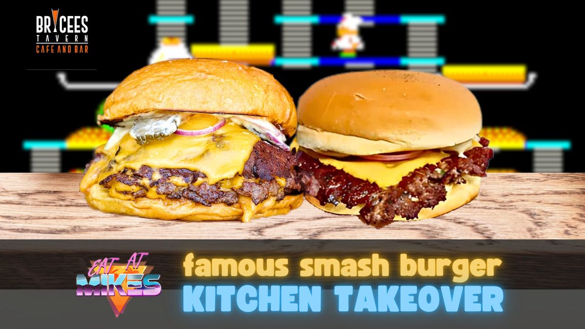 BRYCEES KITCHEN TAKEOVER | Eat At Mikes Famous Smash Burgers 