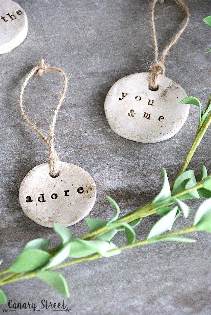 Play With Clay: DIY Clay Tags