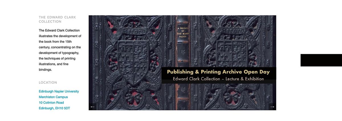 Publishing & Printing Archive Open Day