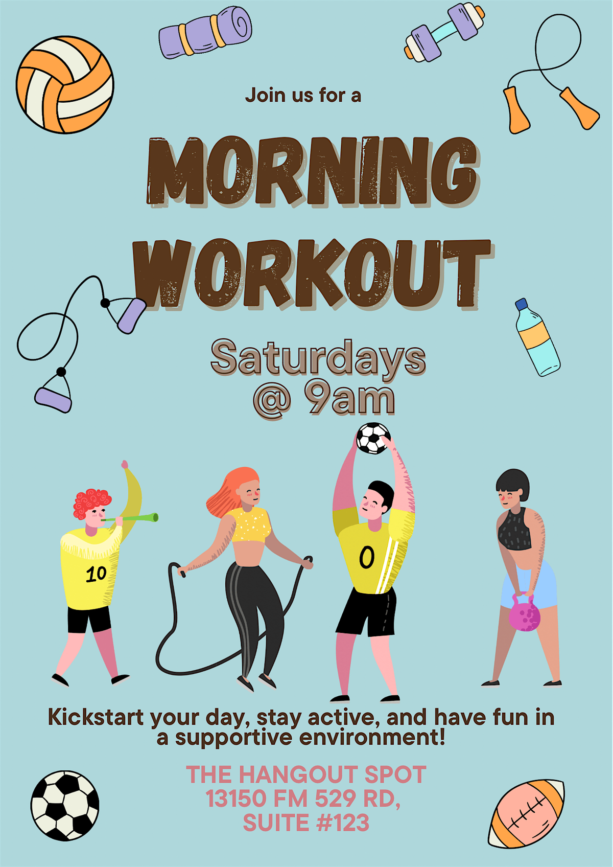 Copy of Saturday Morning Workout!