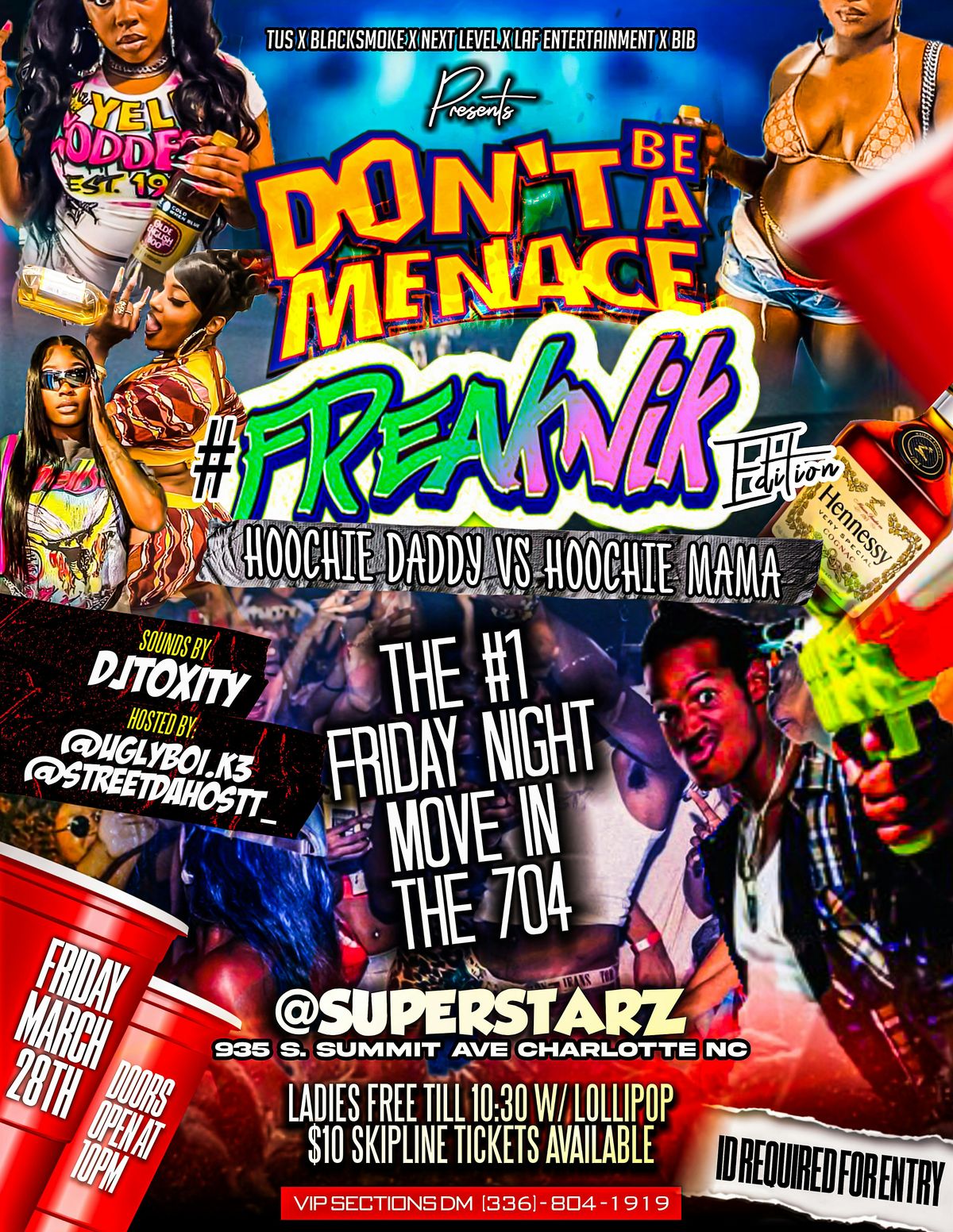 THE OFFICIAL FREAKNIK 2K25 \u201c HOOCHIE MAMA VS HOOCHIE DADDY @ SUPERSTARZ CLT