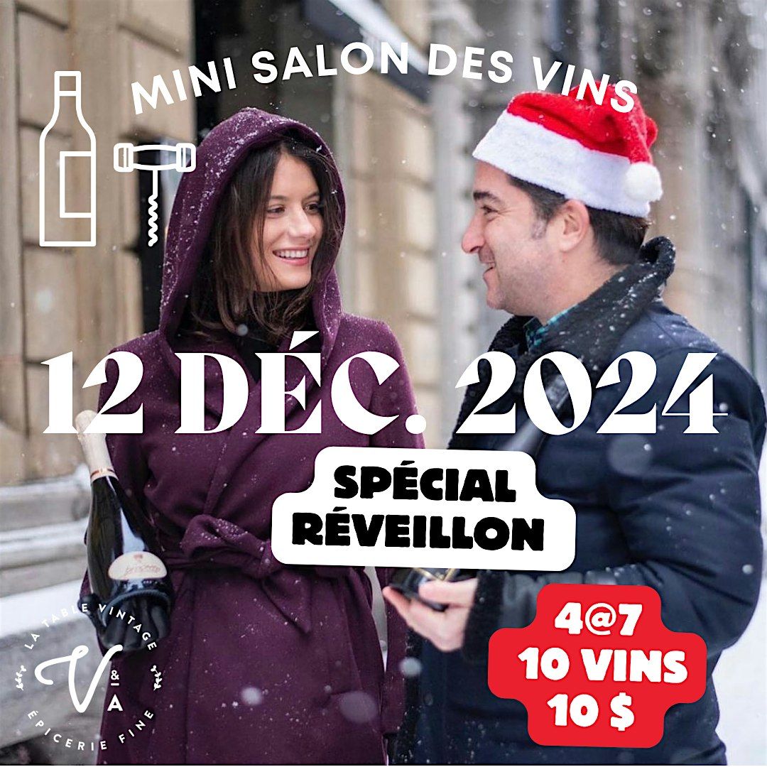 Mini salon des vins - Sp\u00e9cial R\u00e9veillon Longueuil