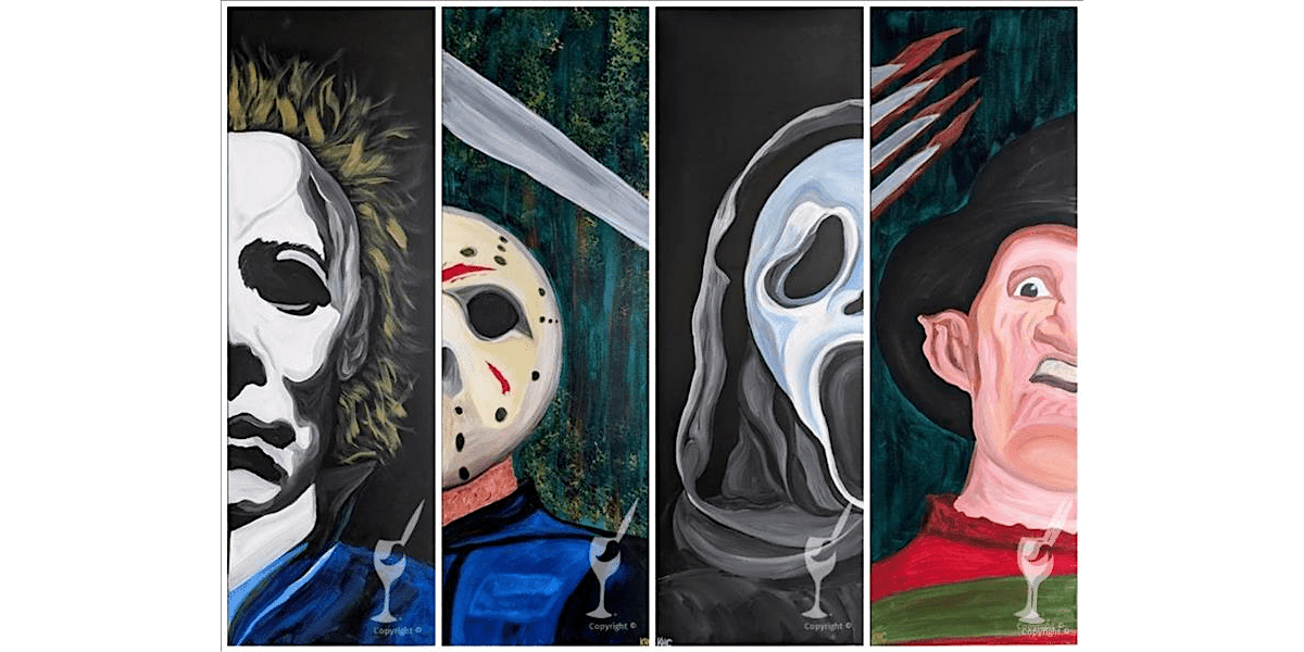 Horror Movie Night Painting - Paint and Sip in Houston | Classpop!\u2122