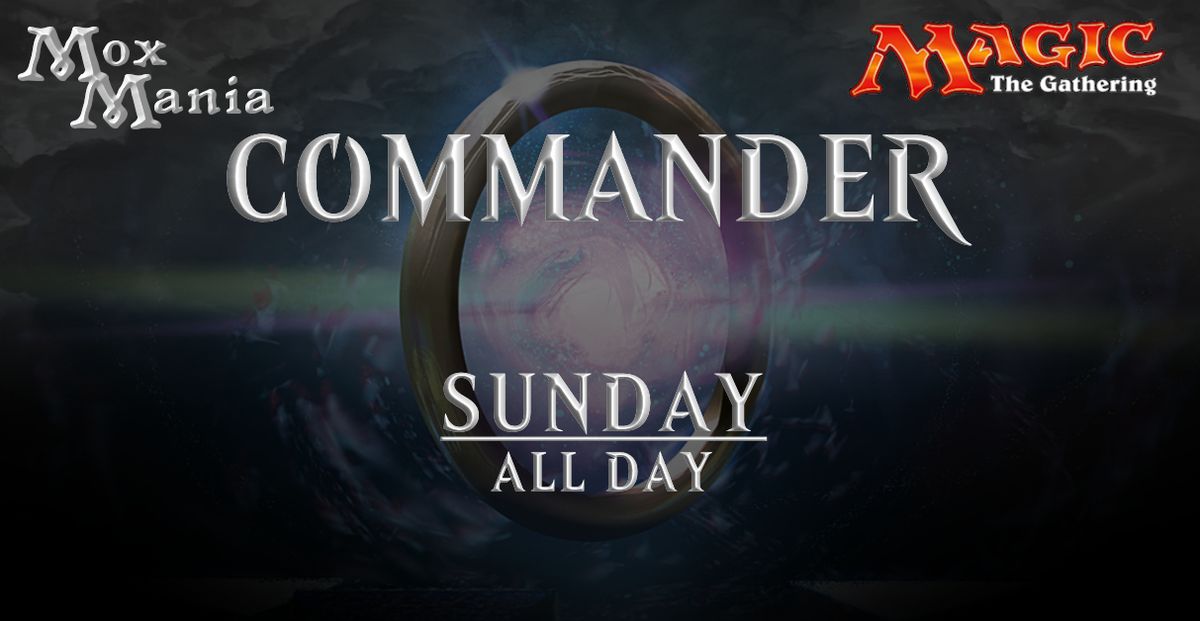 Commander Sunday ALL DAY @ Mox