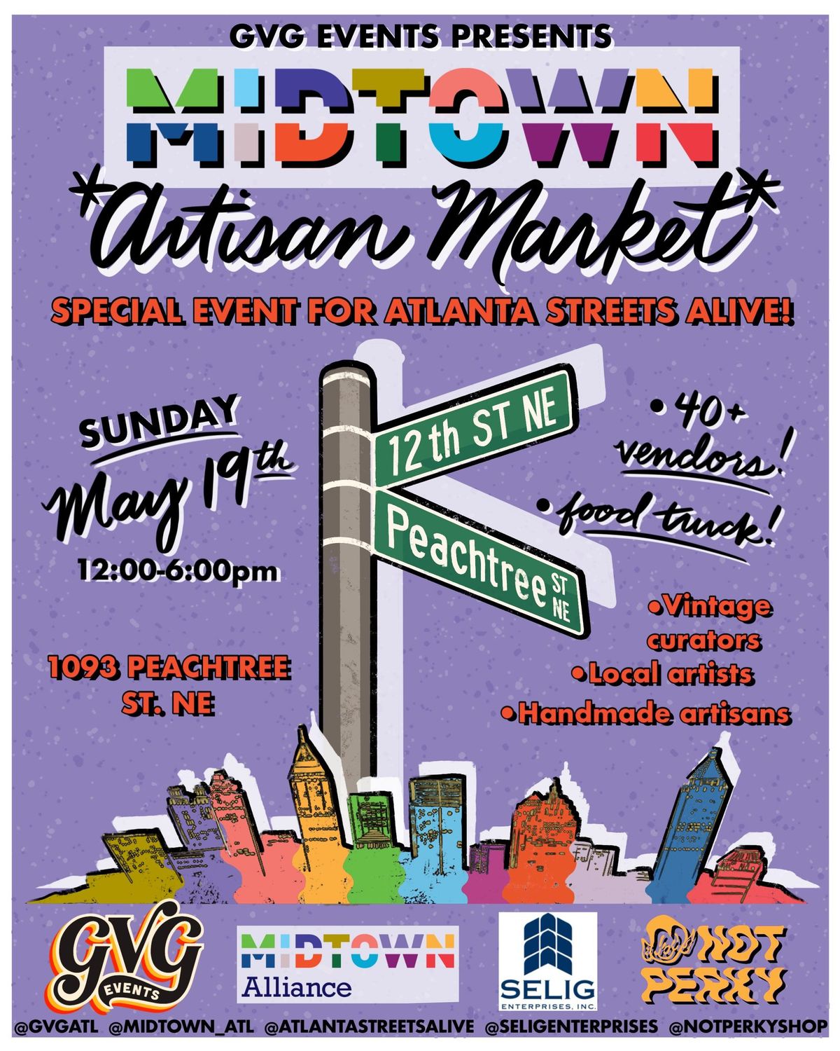 Midtown Artisan Market by GVG Events and Midtown Alliance