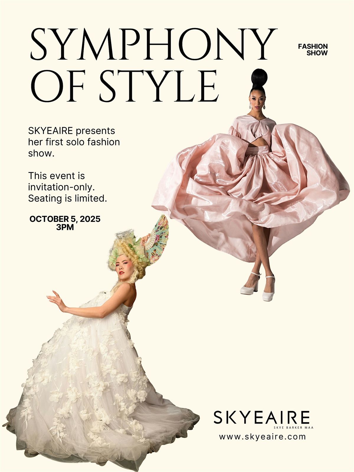 SKYEAIRE presents Symphony of Style Solo Fashion Show & Experience