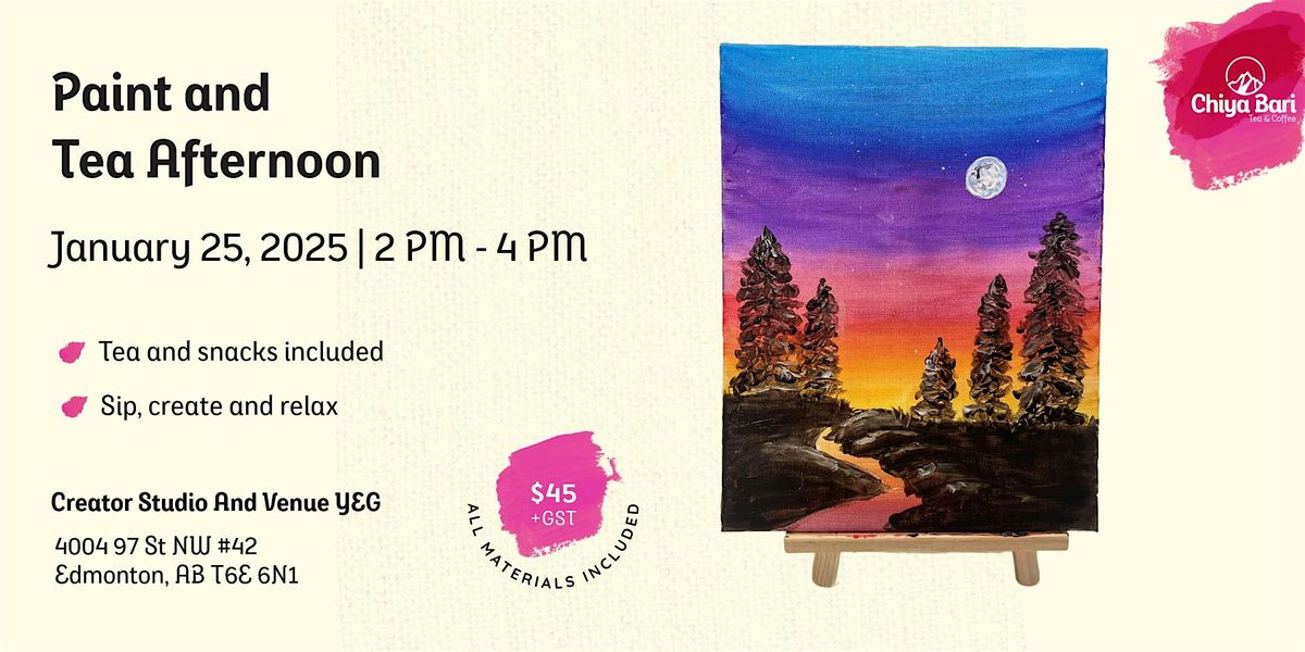 Paint and Tea Afternoon | Paint Night