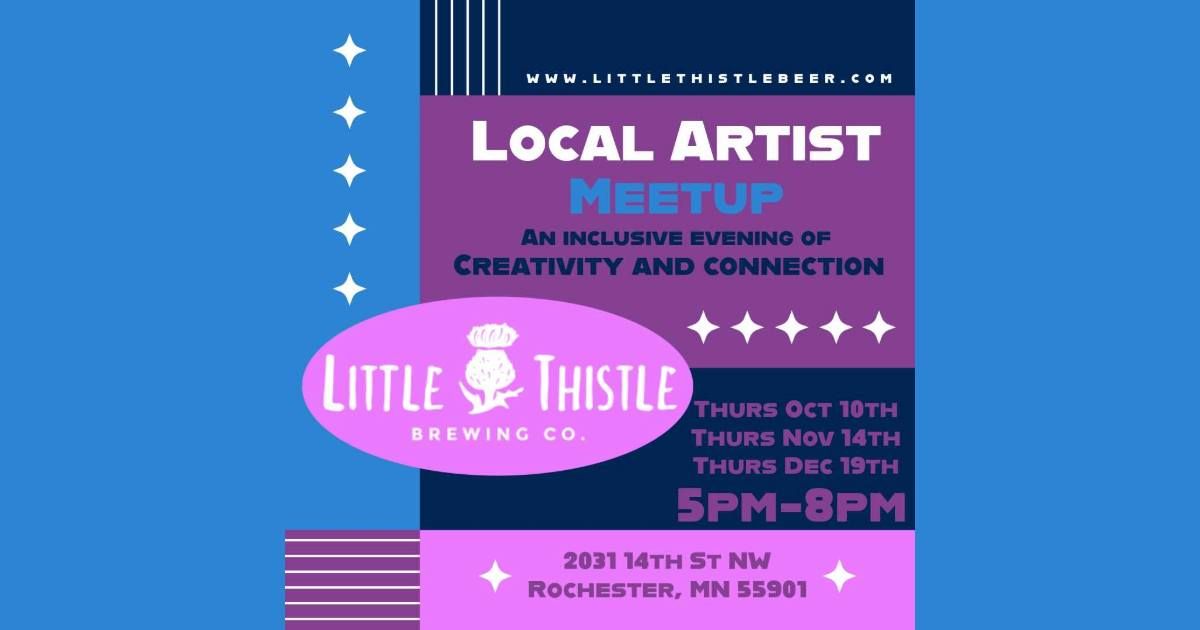 Local Artist Meetup at Little Thistle Brewing