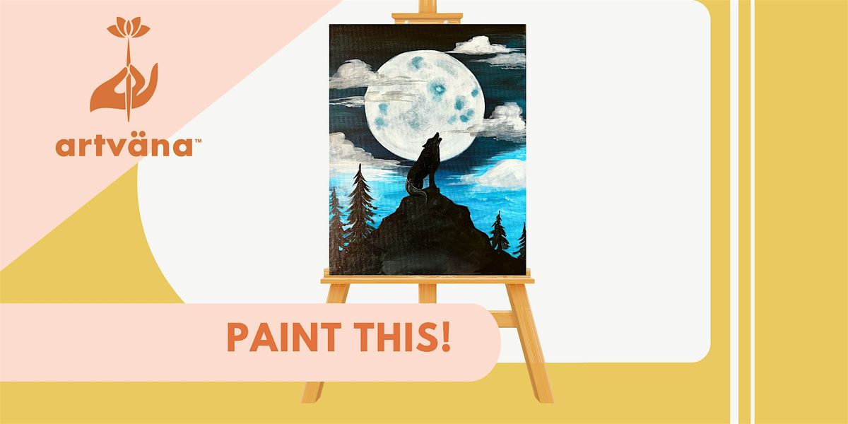 Artvana Paint & Sip at the 15% Board Game Cafe Tacoma October 2025