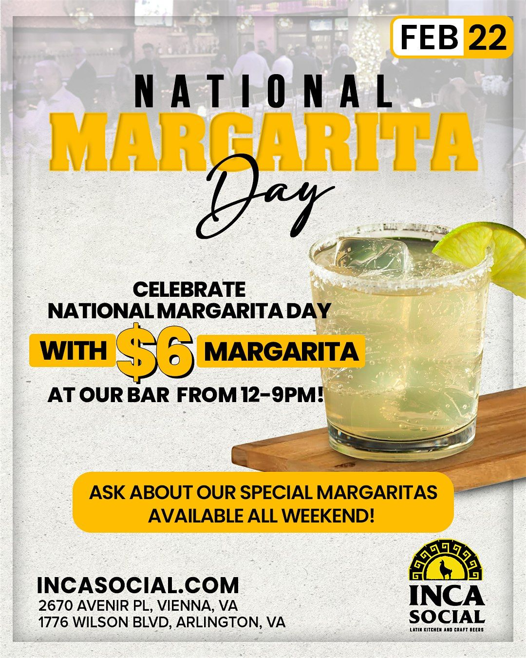 National Margarita Day - #ViennaVA