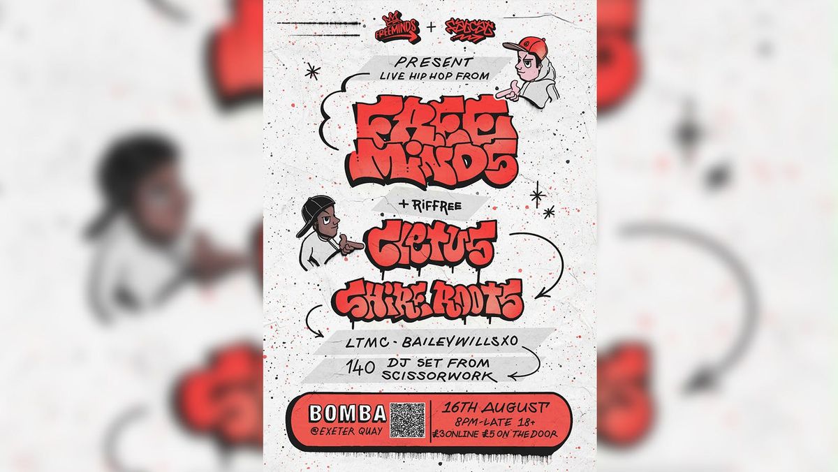 Free Minds &amp; FatCat Presents: Live Hip Hop - 16.08.25 - Bomba Exeter