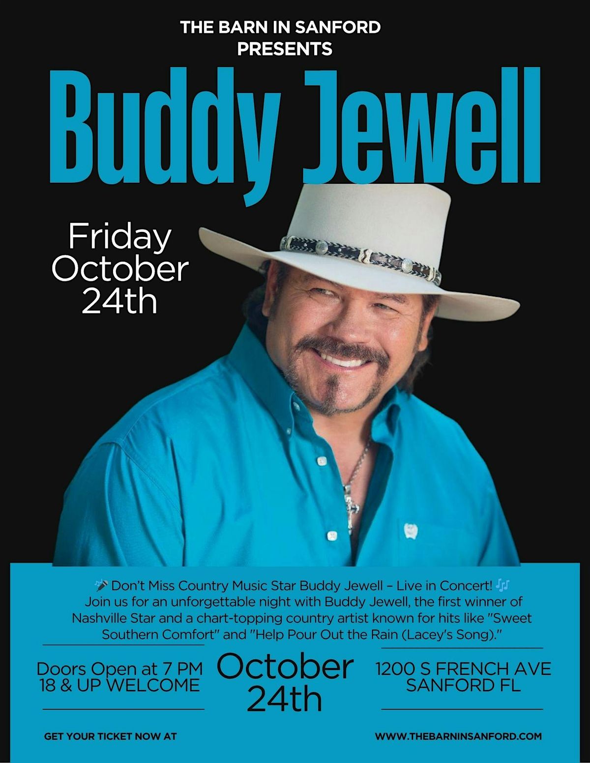Buddy Jewell Live at The Barn in Sanford