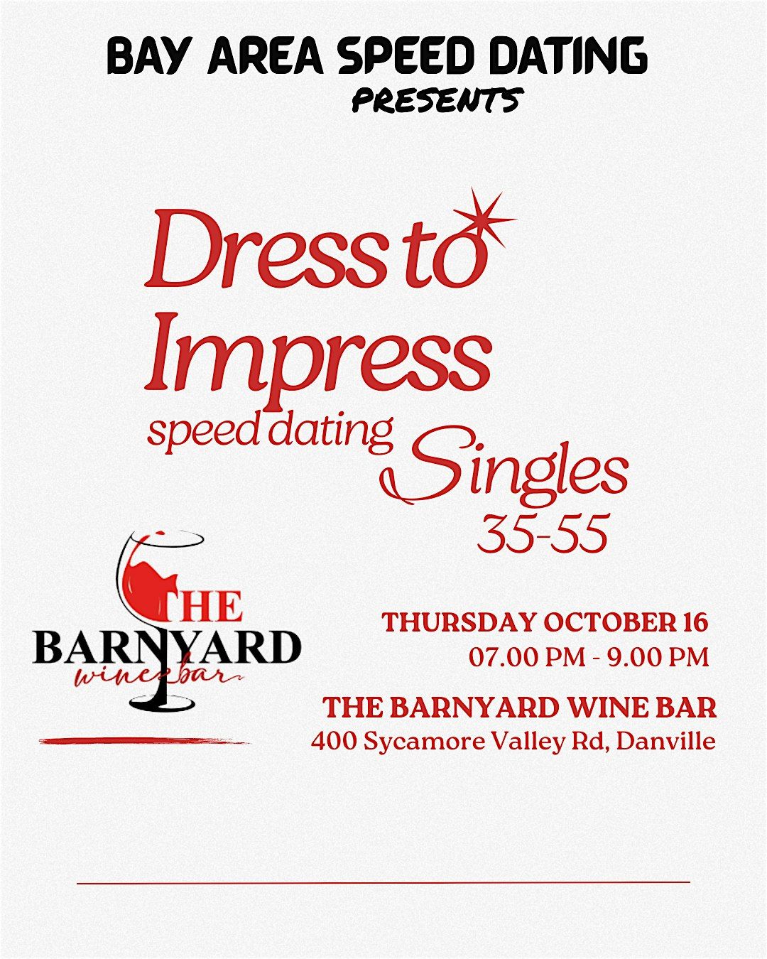 Dress to Impress Speed Dating | Ages 35-55