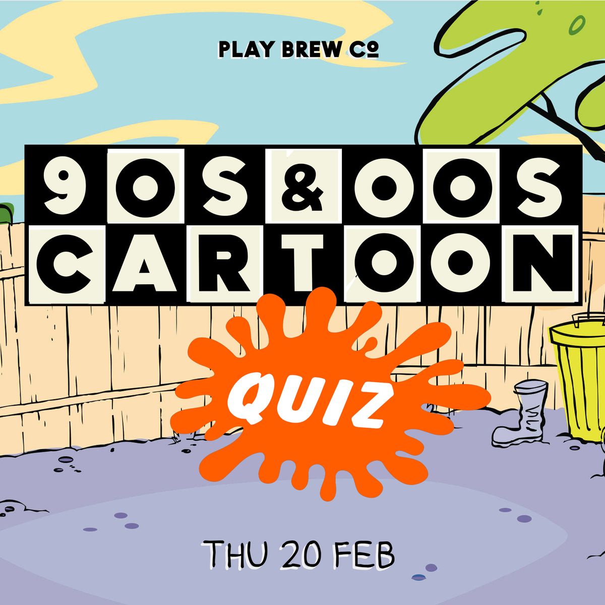 90s & 00s Cartoons Quiz at Play Brew