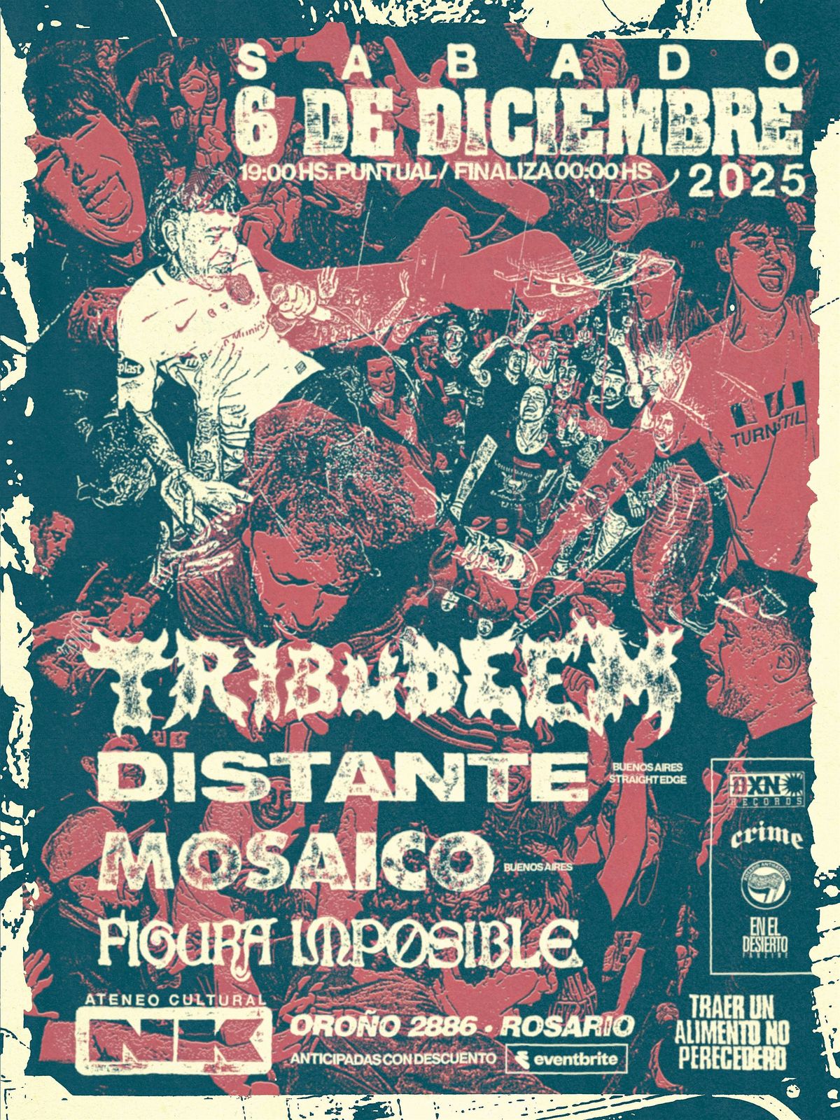 Tribu Deem \/ Distante \/ Mosaico \/ Figura Imposible @ Ateneo Cultural NK