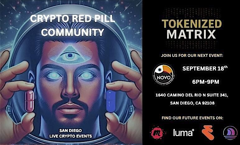 CRYPTO RED PILL * TOKENIZED MATRIX * LEARNING CRYPTO & WEB3
