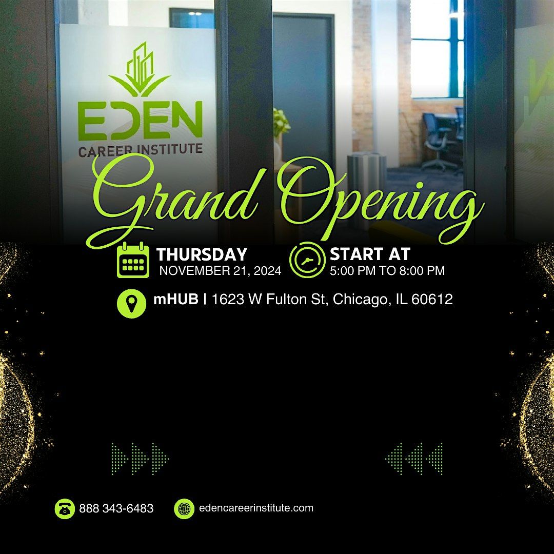 Eden Career Institute Grand Opening and Ribbon Cutting