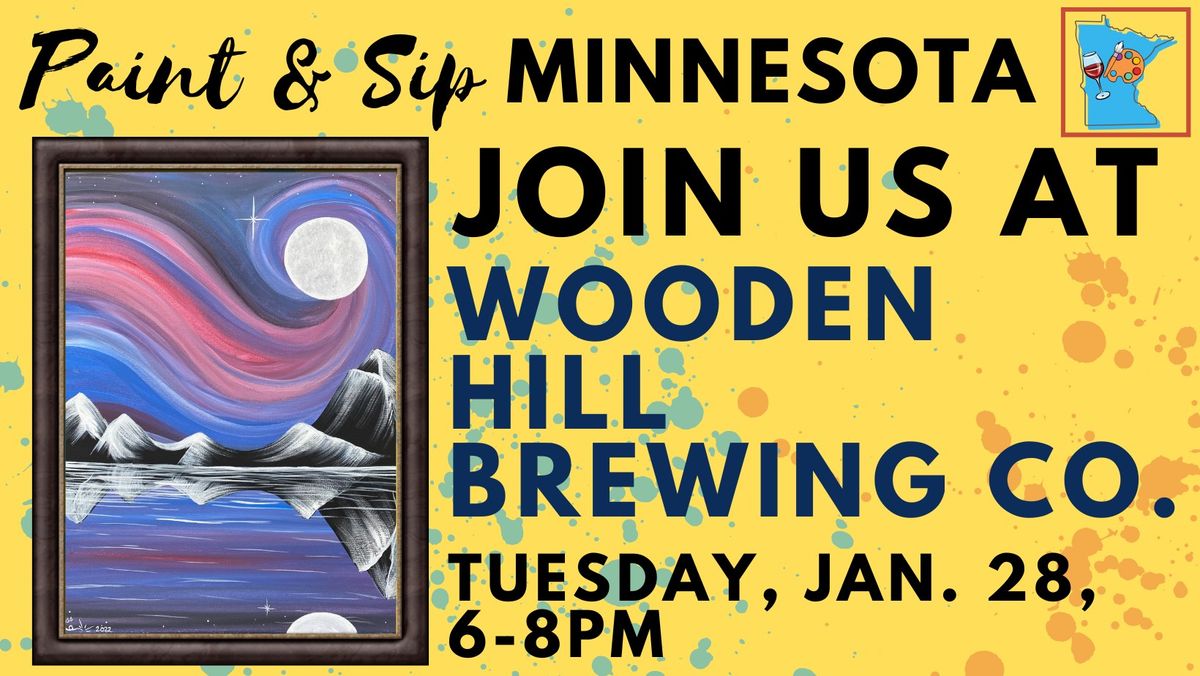 January 28 Paint & Sip at Wooden Hill Brewing Co.