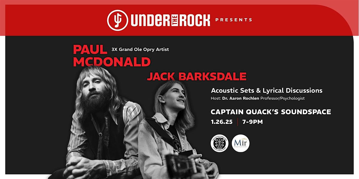 Under The Rock - Paul McDonald & Jack Barksdale