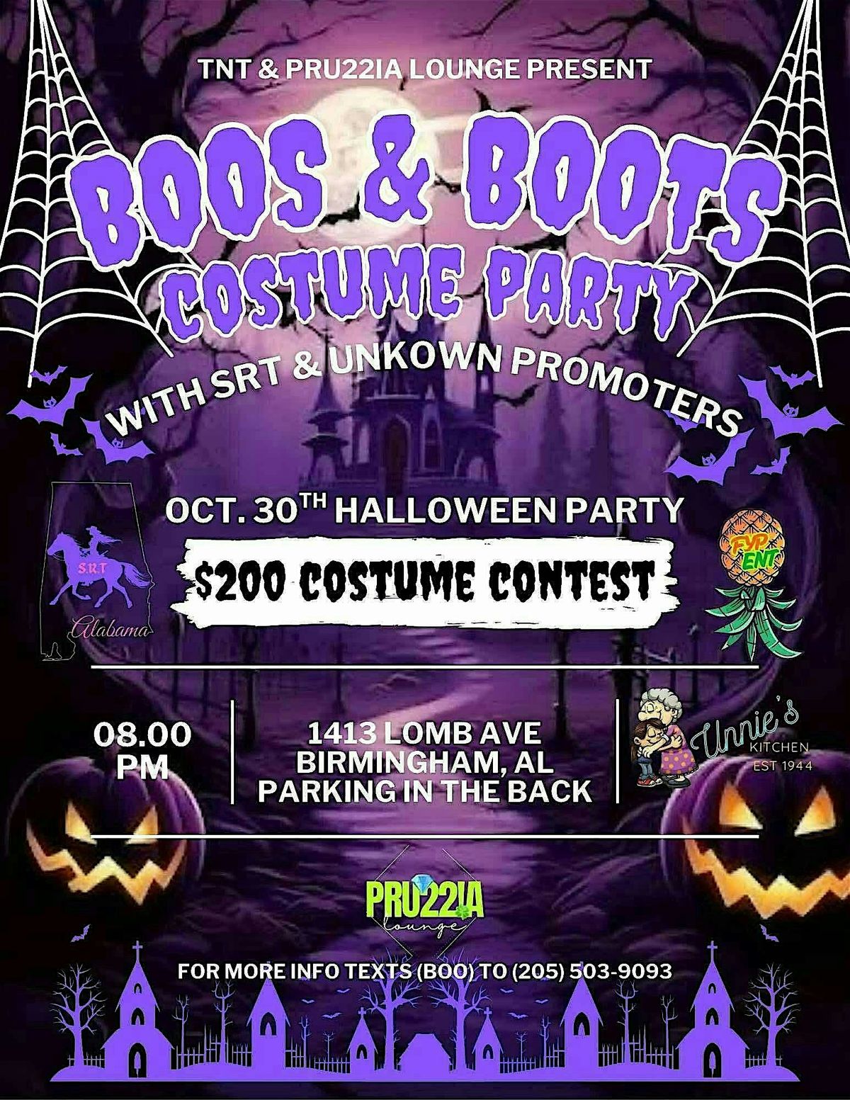 Boos and Boots Costume Party