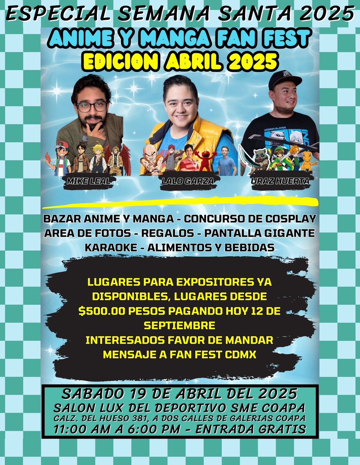 Anime y Manga Fan Fest Especial Semana Santa 2025