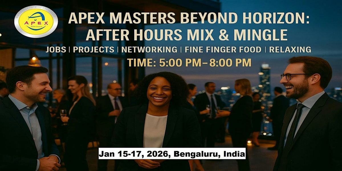 Apex Meet-ups Cooperation \u2022 Jobs \u2022 Networking in Bengaluru, India