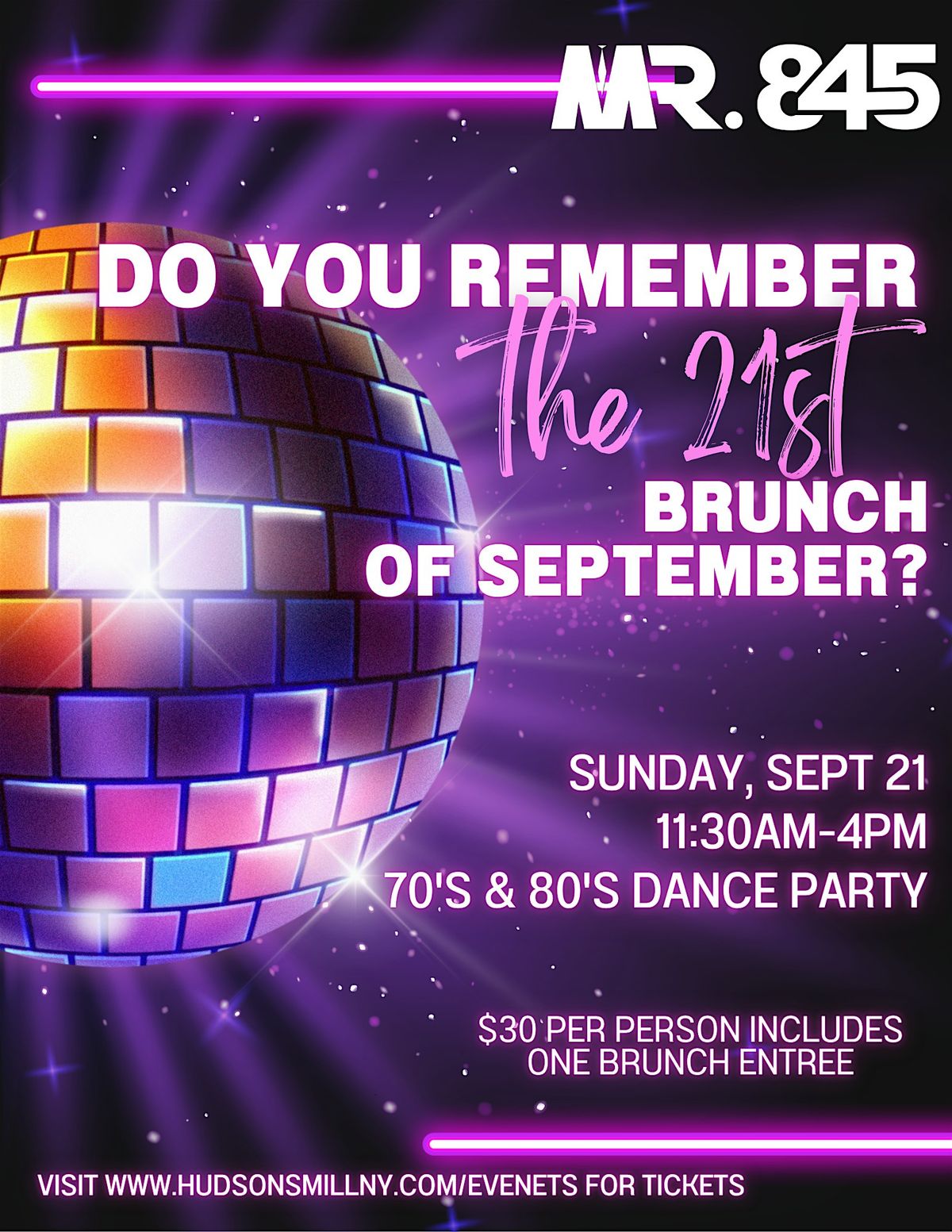 Do You Remember the 21st Brunch of September?