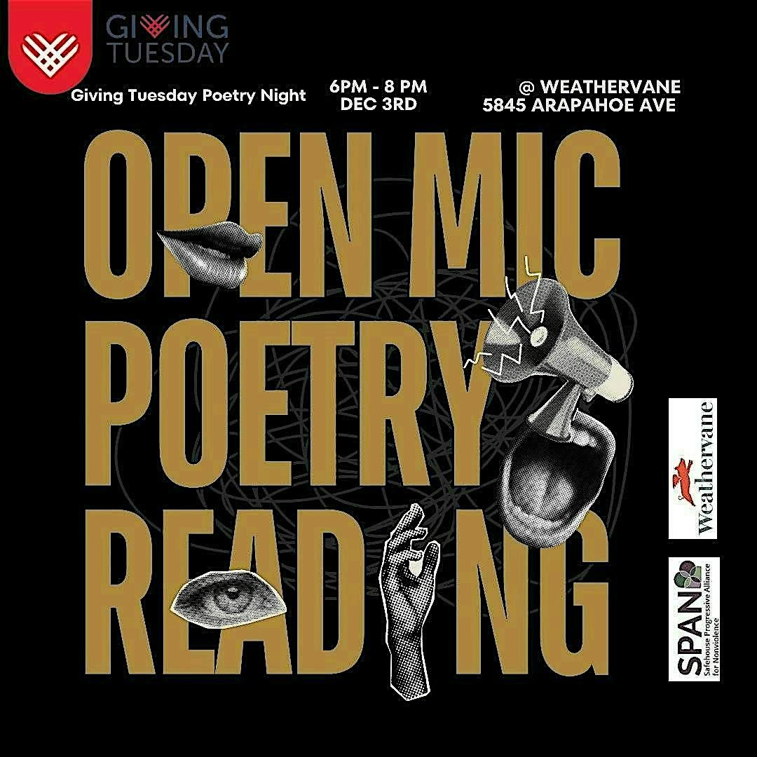 Giving Tuesday Poetry Night