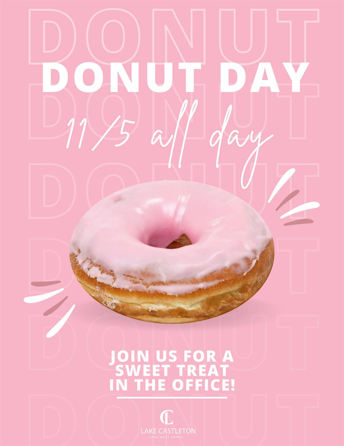 Lake Castleton Donut Day Celebration