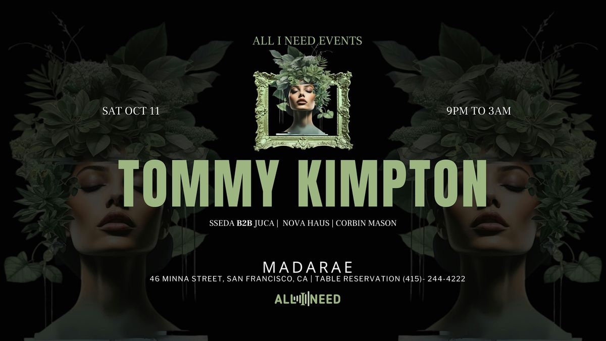 Afro House w\/ TOMMY KIMPTON at MadaRae