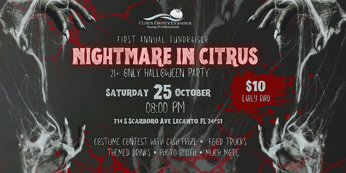 Nightmare in Citrus  [21+ ONLY Halloween Party Fundraiser]