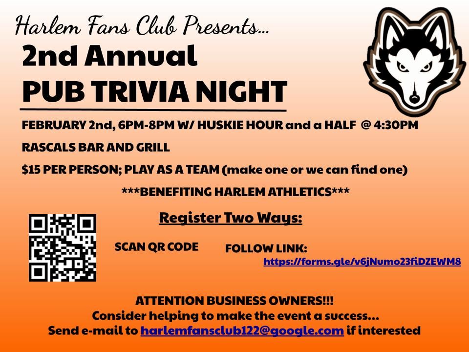 2nd Annual Pub Trivia Night