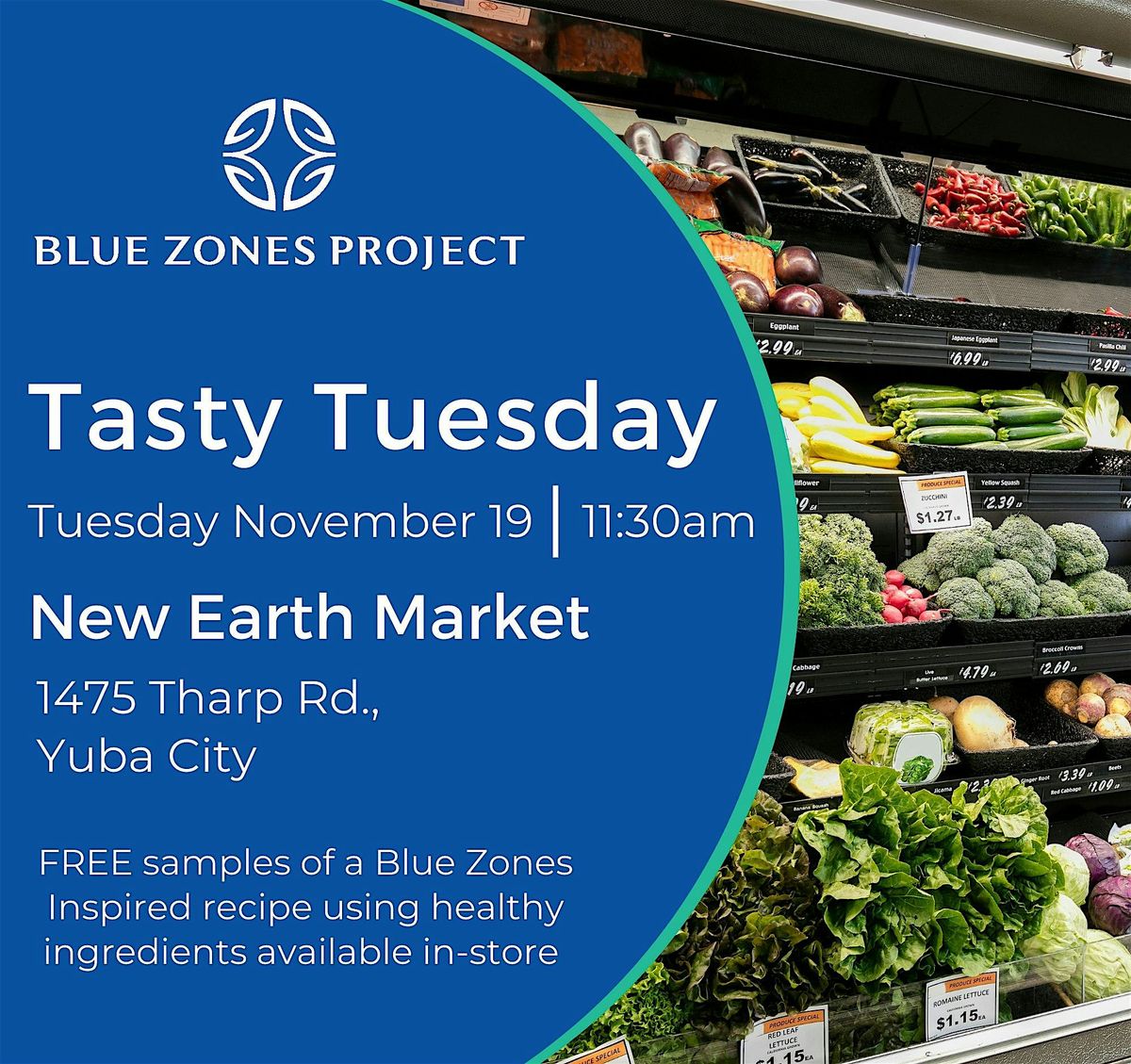 BZPYS - Tasty Tuesday at New Earth Market