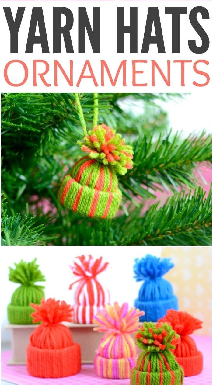 Yarn Wrapped Christmas Ornament Kid's Class