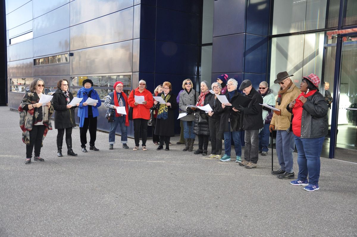 Caroling at the Guthrie