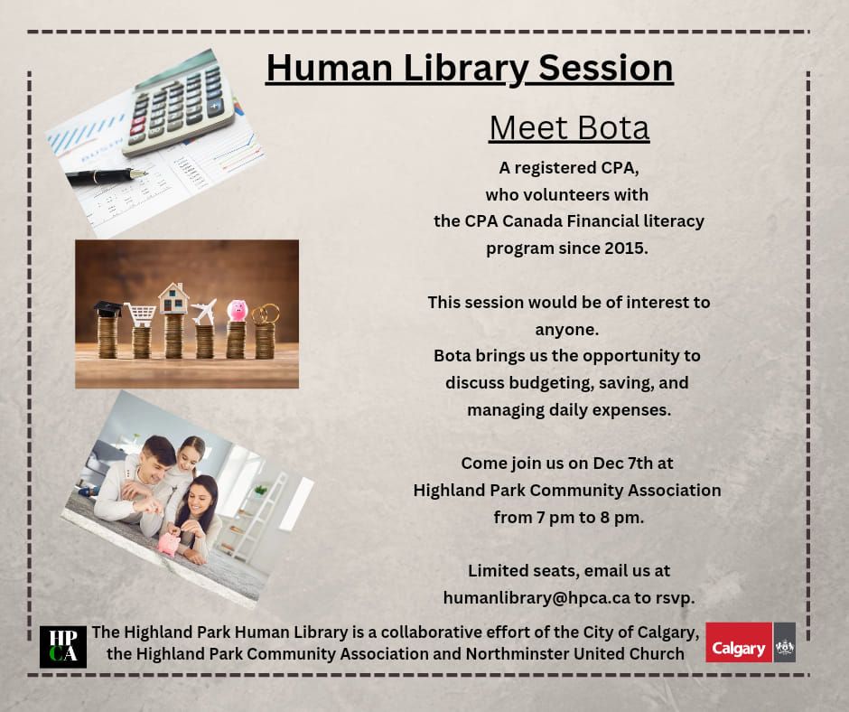 Human Library Meetup - Financial literacy